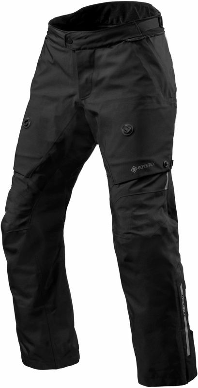 Revit Neptune 3, stoffen broek Gore-Tex, Zwart, Lang XXL