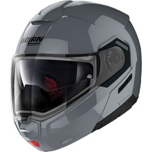 Nolan N90-3 Classic N-Com, opklapbare helm, grijs, M