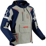 Bering Austral, textieljas Gore-Tex, Donkerblauw/Grijs/Rood, S