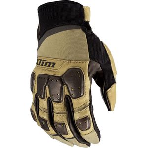 Klim Dakar Pro, handschoenen, Beige/Donkerbruin/Zwart, XXL