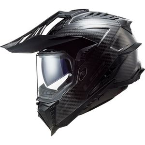 LS2 MX701 Explorer Carbon Solid, endurohelm, zwart, XXL