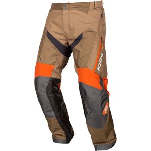 Klim Dakar OTB, stoffen broek, Lichtbruin/Grijs/Oranje, 34