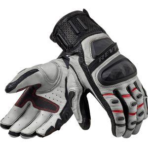 Revit Cayenne 2, handschoenen, lichtgrijs/zwart/rood, 3XL