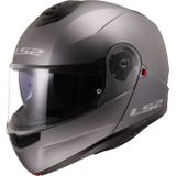 LS2 FF908 Strobe II Solid, opklapbare helm, Mat-Grijs, M