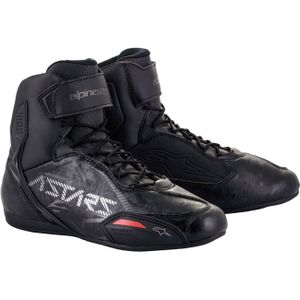 Alpinestars Faster 3, korte laarzen, Zwart/Grijs/Wit/Rood, 11 US