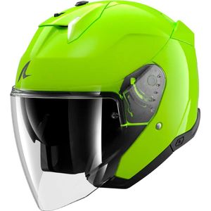 Shark Skwal i3 Jet Blank, integraalhelm, Neon-Groen, XS