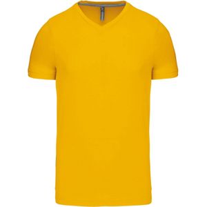 Kariban T-shirt V-hals korte mouwen K357 - Yellow