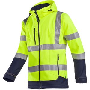 Sioen Gelamineerde Signalisatie Softshell Jas met Afneembare Kap Fuller