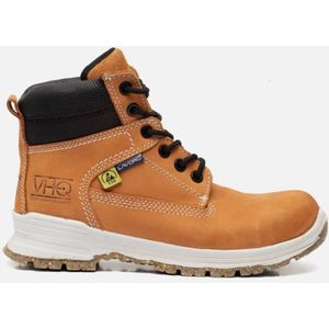 Lavoro - E16 Werklaars - Zwart - Nubuck Leer/Rubber - S3 SRC ESD