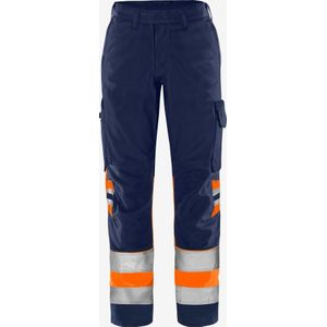 Fristads High vis Green broek dames klasse 1 2652 GPLU - Hi-Vis Oranje/Grijs