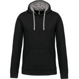 Kariban Hooded Sweater Met Gecontrasteerde Capuchon