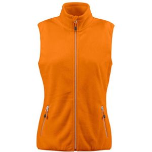 Printer Fleece Vest Sideflip Dames