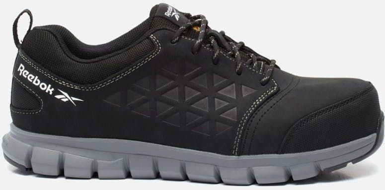 Reebok - Excel Light IB1036 - Werkschoen - Zwart - Leer