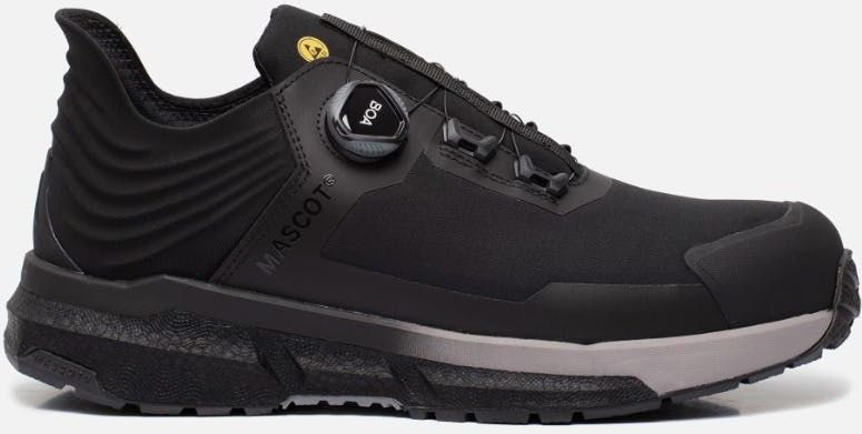 Mascot - F1680 Veiligheidsschoenen - Zwart - Duurzaam Textiel - BOA® Fit System