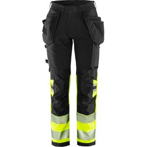 Fristads High Vis Green werkbroek dames stretch klasse 1 2663 GSTP