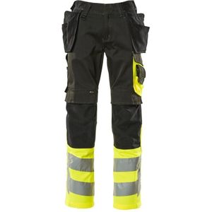 Mascot Safe Supreme Broek met spijkerzakken 17531-860 - donkermarine/hi-vis geel