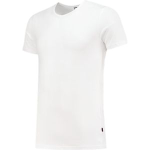 Tricorp 101012 T-Shirt Elastaan Fitted V Hals - Zwart