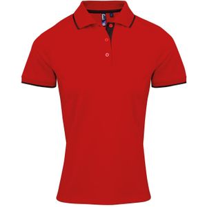 Premier Contrast Coolchecker® Polo Dames