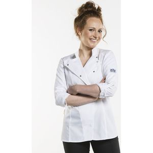 Chaud Devant Chef Jacket Lady Biker SFX White