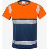 Fristads Hi Vis T-Shirt Klasse 1 7518 Thv - Hi-Vis geel marineblauw