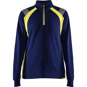 Blaklader Dames Sweatshirt Halve Rits Visible