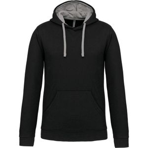 Kariban Hooded Sweater Met Gecontrasteerde Capuchon