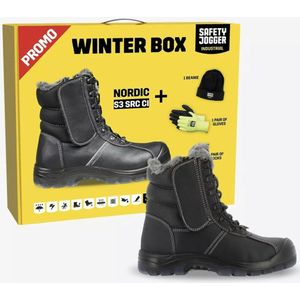 Safety Jogger Nordi S3 Werklaars Hoog Zwart Winter Promobox