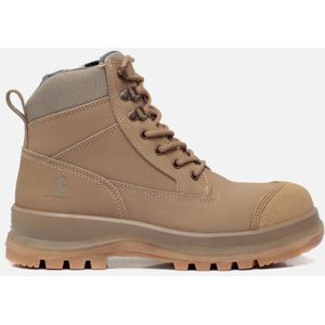 Carhartt - Detroit 6" S3 Zip Boot - Dark Khaki - Nubuckleer - Veiligheidsboots