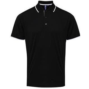 Premier Contrast Coolchecker® Polo Heren