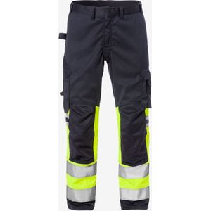 Fristads Flamestat Hi Vis Broek Stretch Klasse 1 2162 Athf - Hi-Vis geel/marineblauw