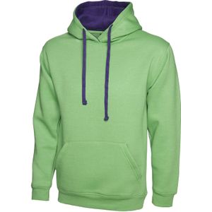 Uneek UC507 Sweater Contrast Hooded