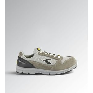 Diadora - Run Text Low S1P SRC ESD - Veiligheidsschoen - Leer en Mesh - Zwart