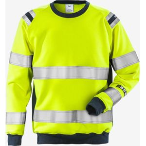 Fristads Flamestat Hi Vis Sweatshirt Klasse 3 7076 Sflh