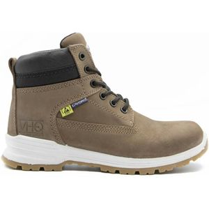 Lavoro - E17 Werklaars S3 - Zwart - Nubuck Leer - Slijtvaste Zool