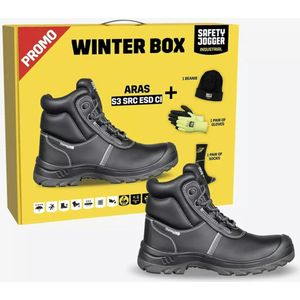 Safety Jogger Aras S3 Werklaars Hoog Zwart Winter Promobox