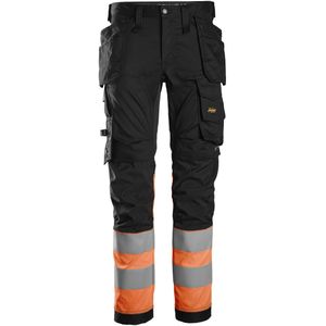 Snickers High-Vis, Klasse 1 - Stretch Trousers Holster Pockets 6234