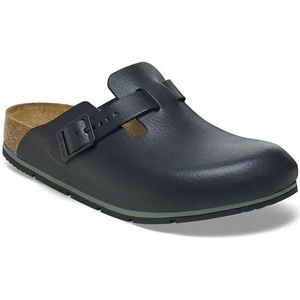 Birkenstock - Boston Pro LE - Werkklomp - Zwart - PU-gecoat Natuurleder