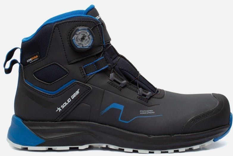 Solid Gear - Sonar Midden - Werkschoen - Zwart/Blauw - CORDURA® - S3S