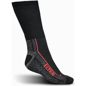 Elten - Perfect Fit-Socks ESD - Werk-/ Wandelsokken - Zwart/ Grijs - Hiel-, Teen- en Zoolversterking - Drukvrije Boord - Coolmax® Garen
