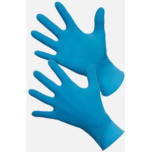CMT Handschoenen Latex Poedervrij Blauw (1.000 stuks)