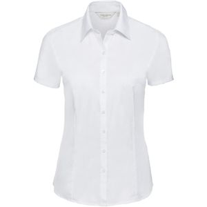 Russell Ladies´ Short Sleeve Tailored Herringbone Shirt