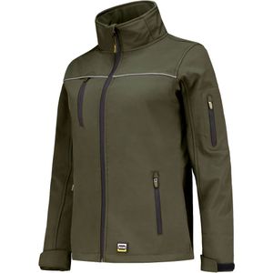 Tricorp softshell jack luxe dames - 402009 - donkergrijs - maat 3XL