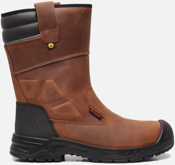 Mascot Originals F1003 Veiligheidsschoenen - Zwart - Geolied Leer