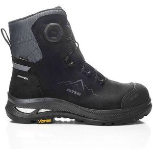 Veiligheidslaarzen Heren Dames Waterdicht Veiligheidsschoenen Warm Gevoe Werkschoenen Werklaarzen met Stalen Neus Antislip, Groen, 45 EU