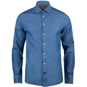 J. Harvest & Frost Hemd Indigo Bow 130 Regular Fit