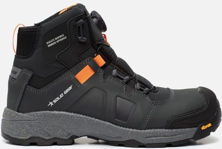 Solid Gear - Vapor Mid - Werkschoen - Zwart - LWG Nubuck Leer - Ademend
