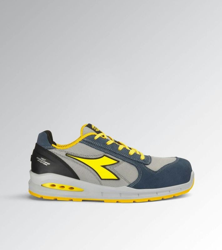 Diadora - Run Net Airbox Low S1P SRC - Veiligheidsschoen - Suède Leer en Mesh - Waterafstotend