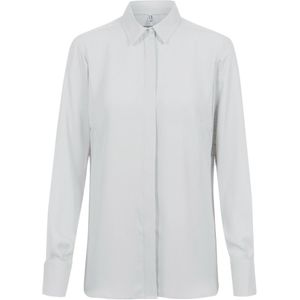 Greiff Dames Blouse Van Chiffon Met Verdekte Knopen Regular Fit - 6580