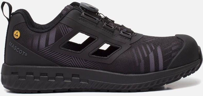 Mascot - F0651-704 Veiligheidssandalen - Bosgroen/Zwart - Slijtvast Textiel