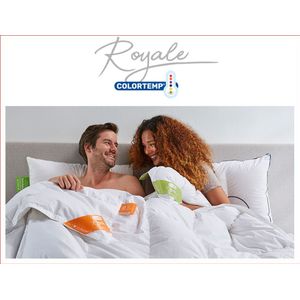 Silvana Royale Colortemp® partnerdekbed - 240x220 Oranje-Geel